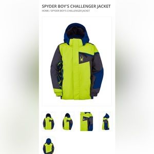 Spyder boys challenger ski jacket